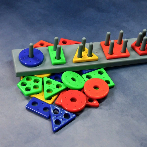Geometric Brick - 5 Angle Matching Column Blocks for Kids - Preschool Educational Learning Toys.