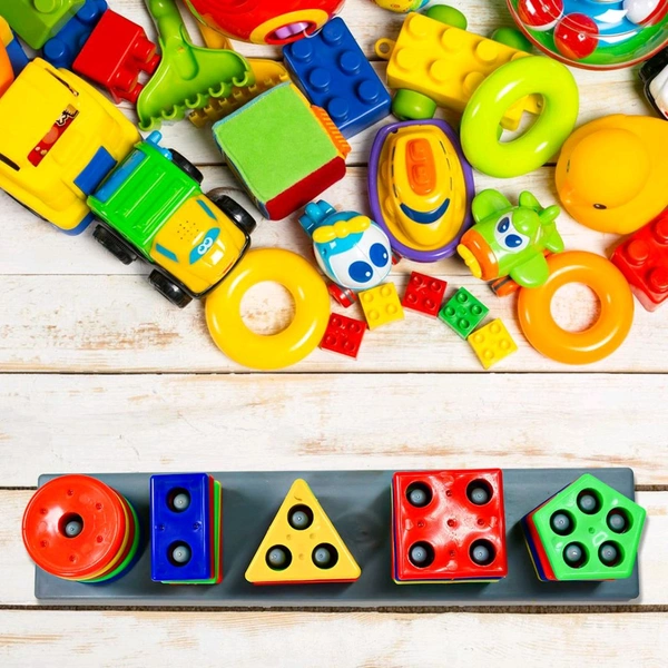 Geometric Brick - 5 Angle Matching Column Blocks for Kids - Preschool Educational Learning Toys.