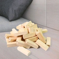 Large Tumbling Timber Toy for Adults Tumble Tower Blocks Wood Stacking Game for Boys Girls Kids Family, Life Size Yard Tower Game, Wooden Tumbling Stacking Tower Game, Zenga tower (48 Pcs Blocks 2 Dices)