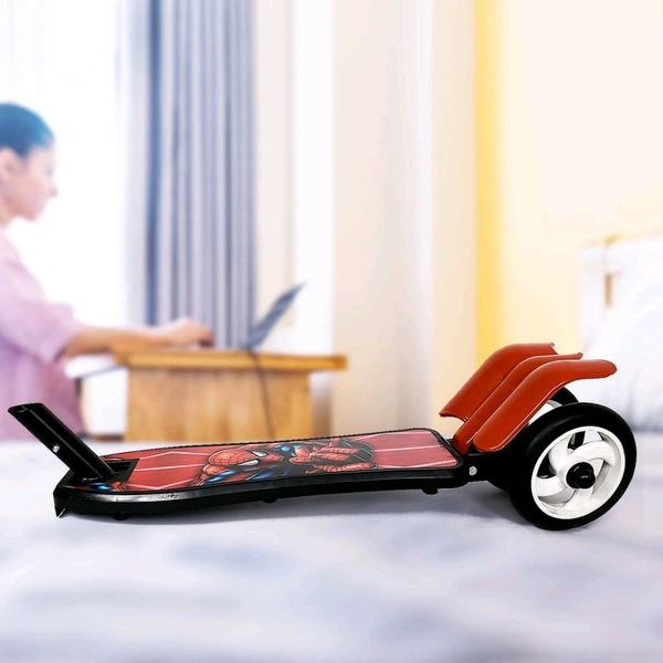 Basic Kids Ride On Leg Push Scooter for Boys and Girls (4 - 8 Years Old Kids) Foldable Scooter Cycle with Height Adjustment for Boys and Girls Multicolor (1 Pc / 3 Wheel) 
