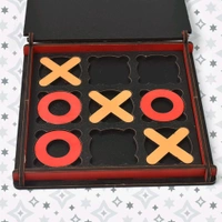 X & Zero Wooden Board Game | Board Games for Adults and Kids | Games for Kids | Kids Brain Development
