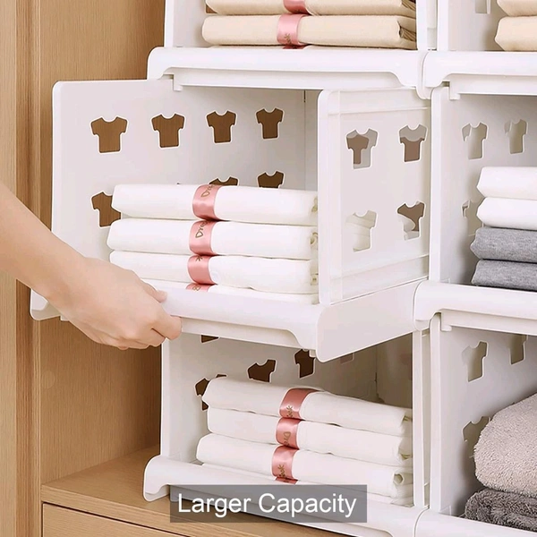3-Layer Foldable & Stackable Multipurpose Storage Organizer Rack for Kitchen, Closet, Bathroom & Laundry – Tool-Free Assembly