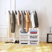 3-Layer Foldable & Stackable Multipurpose Storage Organizer Rack for Kitchen, Closet, Bathroom & Laundry – Tool-Free Assembly