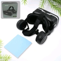 3D / HD VR Glasses Virtual Reality Goggles Headset for iOS for Android Smartphone VR Goggles-For 3D VR Movies Video Games with Headphones 