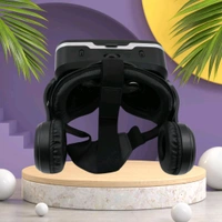 3D / HD VR Glasses Virtual Reality Goggles Headset for iOS for Android Smartphone VR Goggles-For 3D VR Movies Video Games with Headphones 