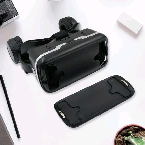 3D / HD VR Glasses Virtual Reality Goggles Headset for iOS for Android Smartphone VR Goggles-For 3D VR Movies Video Games with Headphones 