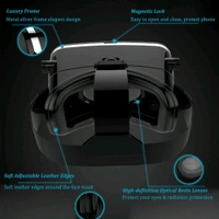 VR Pro Virtual Reality 3D Glasses Headset with Adjustable Lenses & Comfortable Fit – Immersive Experience for Gaming & Movies