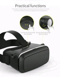 VR Pro Virtual Reality 3D Glasses Headset with Adjustable Lenses & Comfortable Fit – Immersive Experience for Gaming & Movies