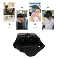 VR Virtual Reality 3D Glasses Headset, 3d VR Headset Compatible with iPhone & Android Virtual Reality VR Goggles For 3D VR Movies Video Games (1 Pc)