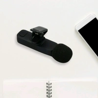 Intelligent Noise Cancelling Wireless Clip-On Microphone for Type-C & iPhone – AI VoiceShield, 164FT Range, Real-Time Sync