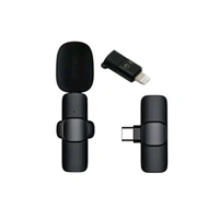Intelligent Noise Cancelling Wireless Clip-On Microphone for Type-C & iPhone – AI VoiceShield, 164FT Range, Real-Time Sync