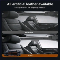 Car Dashboard Scratch Remover Tissue | Car Cleaning Wipes for Bike, Car Leather Seat, Accessories | Glass Window Cleaner Disposable Travel Portable Removes Dirt (80 Pcs Set)

