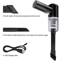  Vacuum Cleaner Dust Collection 2 in 1 Car Vacuum Cleaner 120W High-Power Handheld Wireless Vacuum Cleaner Home Car Dual-use Portable USB Rechargeable