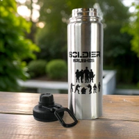 Vacuum Insulated Stainless Steel Double Wall Vacuum-Insulated Drink Water Bottle for Hot & Cold Drinks, Perfect for Senior, Elderly and Patient Reusable (1000 ML)