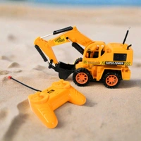Plastic JCB Construction Toy Remote Control JCB Toys for Kids Boys, Super Power Remote Control JCB Truck Construction Toy (1 Set)