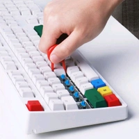 5 in 1 Multi-Function Soft Dust Clean Bush for Computer Cleaning, with Corner Gap Duster Keycap Puller Remover for Gamer Pc