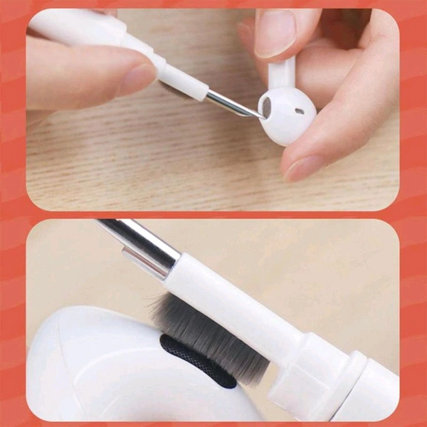 5 in 1 Multi-Function Soft Dust Clean Bush for Computer Cleaning, with Corner Gap Duster Keycap Puller Remover for Gamer Pc