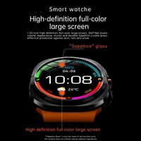 New Sk7 Ultra Smartwatch With Amoled Screen, Activity & Fitness Tracker, Long Battery Backup, Magnetic Charging, Sports Modes - Perfect for Personal Use and Birthday Gifts - 1 Month Cybzone Warranty