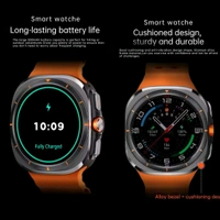 New Sk7 Ultra Smartwatch With Amoled Screen, Activity & Fitness Tracker, Long Battery Backup, Magnetic Charging, Sports Modes - Perfect for Personal Use and Birthday Gifts - 1 Month Cybzone Warranty