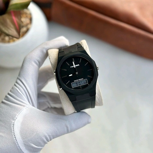 Piaoma Waterproof Digital Quartz Movement Watch With High Quality Strap Best finishing Body & Case - SRP1