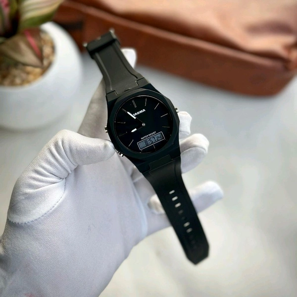 Piaoma Waterproof Digital Quartz Movement Watch With High Quality Strap Best finishing Body & Case - SRP1