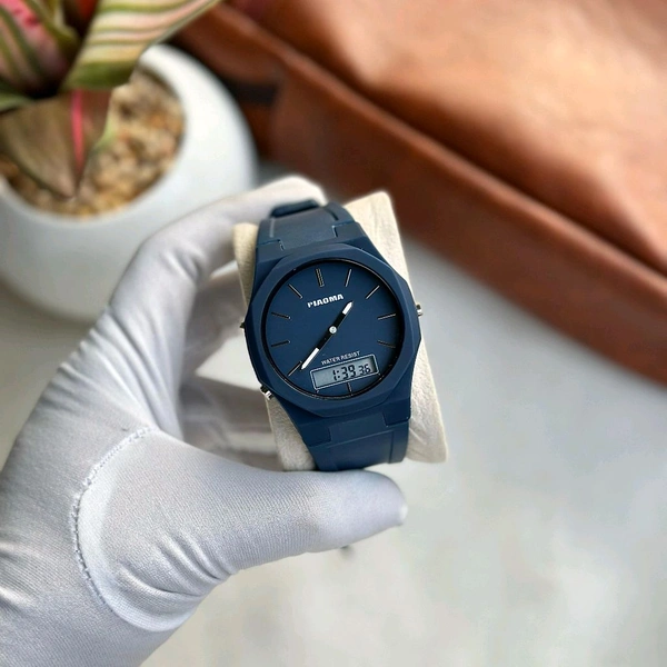 Piaoma Waterproof Digital Quartz Movement Watch With High Quality Strap Best finishing Body & Case - SRP2