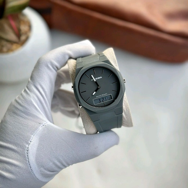 Piaoma Waterproof Digital Quartz Movement Watch With High Quality Strap Best finishing Body & Case - SRP6