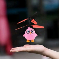 Flying Bird RC Toy with LED & Remote Control – Pink Owl Design (1 Set)