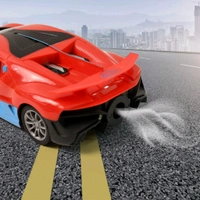 High-Speed RC Sports Car with Spray Exhaust Effect – USB Rechargeable Remote Control Racing Car with LED Lights & Stylish Design (1 Set)