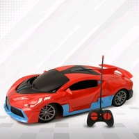 High-Speed RC Sports Car with Spray Exhaust Effect – USB Rechargeable Remote Control Racing Car with LED Lights & Stylish Design (1 Set)