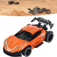 High-Speed RC Supercar with Remote Control – Rechargeable Off-Road Racing Car with Metal Body, LED Lights & Powerful Suspension