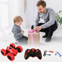 Remote Control Car, Double Sided Fast Stunt Car, RC Cars with 360° Flips, All Terrain Tires, Indoor / Outdoor Rechargeable Toy Car Gifts for Boys Age 4-7 8-12 Birthday (1 Set)