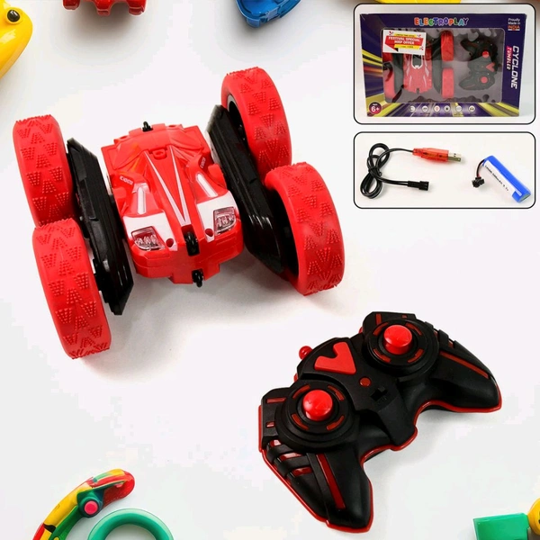 Remote Control Car, Double Sided Fast Stunt Car, RC Cars with 360° Flips, All Terrain Tires, Indoor / Outdoor Rechargeable Toy Car Gifts for Boys Age 4-7 8-12 Birthday (1 Set)