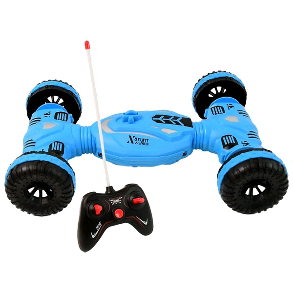 High-Speed Remote Control Stunt Car – 360° Rotating 4-Wheel Drive RC Toy with USB Charger & Dual-Side Racing for Kids (1 Set)