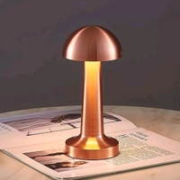LED Lamp with Touch Control | Decorative Desk Lamp, Portable Metal LED Table Lamp, USB Rechargeable, 3 Colour, 3 Levels Brightness, Dimmable Eye Protection Modern Lamp for Home Decor Party Kids Room Bedroom (1 Pc)