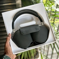 Headphones Max ANC with Magnetic Case & Removable Cushions – Premium Imported Edition - Black, 1 Month Cybzone Warranty