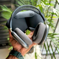 Headphones Max ANC with Magnetic Case & Removable Cushions – Premium Imported Edition - Black, 1 Month Cybzone Warranty