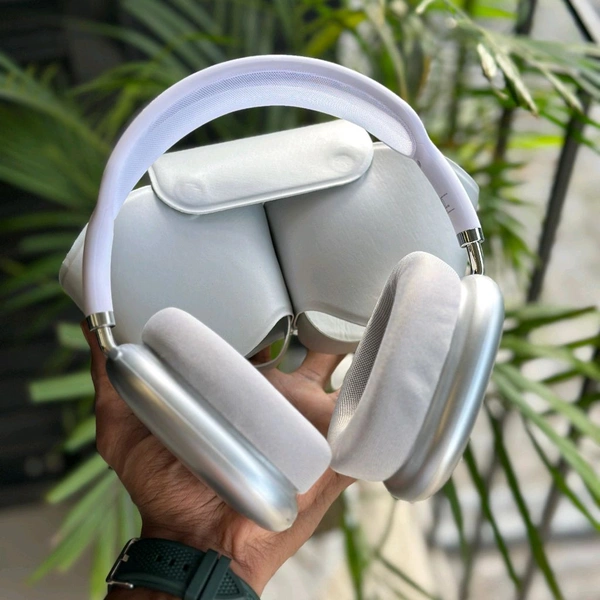 Headphones Max ANC with Magnetic Case & Removable Cushions – Premium Imported Edition - White, 1 Month Cybzone Warranty
