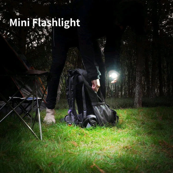 Mini Rechargeable Keychain Flashlight – Compact Power with 4 Light Modes