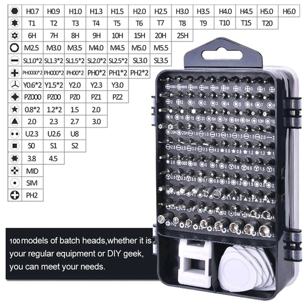Precision Screwdriver Set for Electronics, Mobile, Laptop, Camera & Watch Repair – Multifunctional Repair Tool Kit with Magnetic Driver & Case – Portable DIY Maintenance Kit