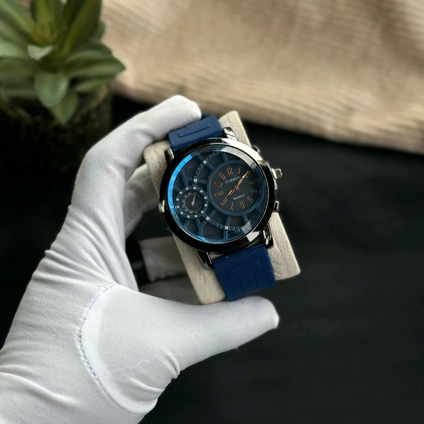 Curren Analog Quartz Watch – Crafted for Style, Built for Everyday - Blue