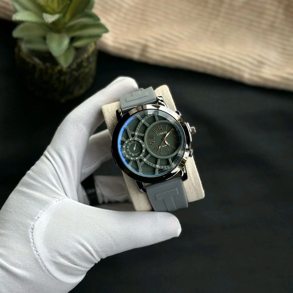 Curren Analog Quartz Watch – Crafted for Style, Built for Everyday - Gray