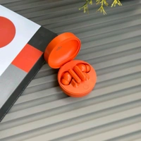 New Wireless Earphone with 5-Hour Call Time | High Sound & Mic Quality | 500mAh Battery | Signature Sound - Orange