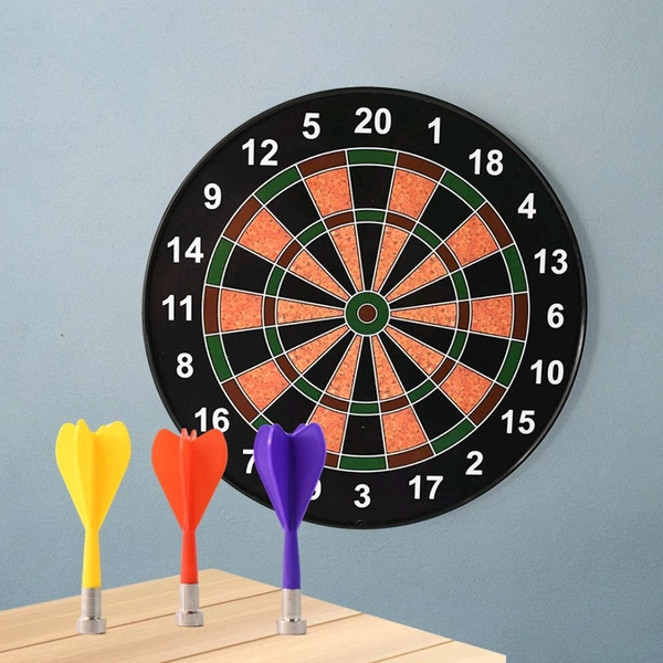 Classic Magnetic Dartboard Game Set – Safe Wall-Mount Dart Board with 3 Magnetic Darts (Indoor Fun for Kids & Family)