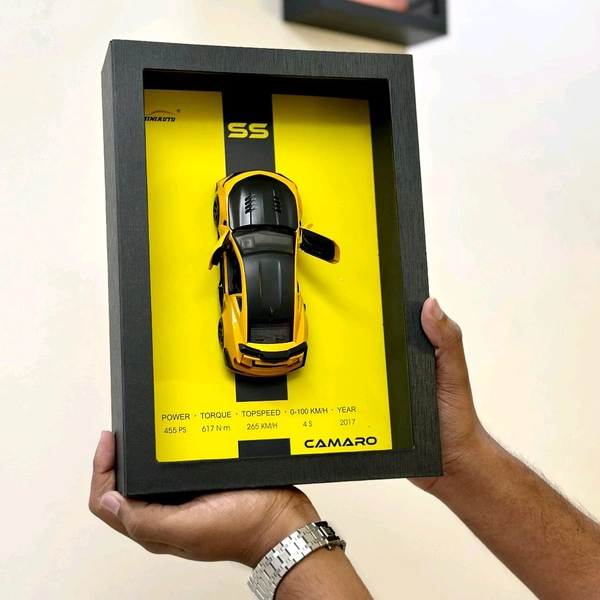 Premium Framed Car Model – 3D Wall Decor for Auto Enthusiasts, Unique Models - SRB1, Prepaid Orders Only Accepted