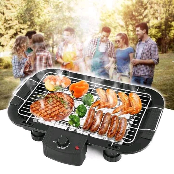 Smokeless Electric Indoor Barbecue Grill, 2000w, Delicious grilled food with virtually no smoke