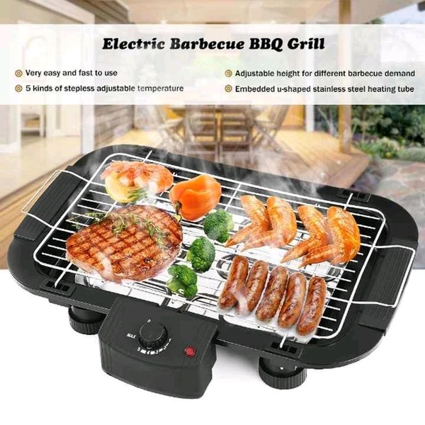 Smokeless Electric Indoor Barbecue Grill, 2000w, Delicious grilled food with virtually no smoke