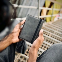 Passport Holder Leather Travel Wallet - Pu leather wallet, RFID Blocking Passport Wallet, Credit Card holder, Passport Cover - SRW1