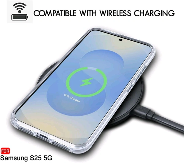 MagSafe Crystal Clear Case for Samsung Galaxy  S25 Series – Anti-Yellow, Premium Protection - Samsung S25