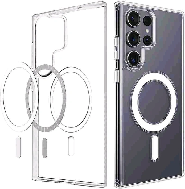 MagSafe Crystal Clear Case for Samsung S24 Series – Anti-Yellow, Premium Protection - Samsung S24 Ultra